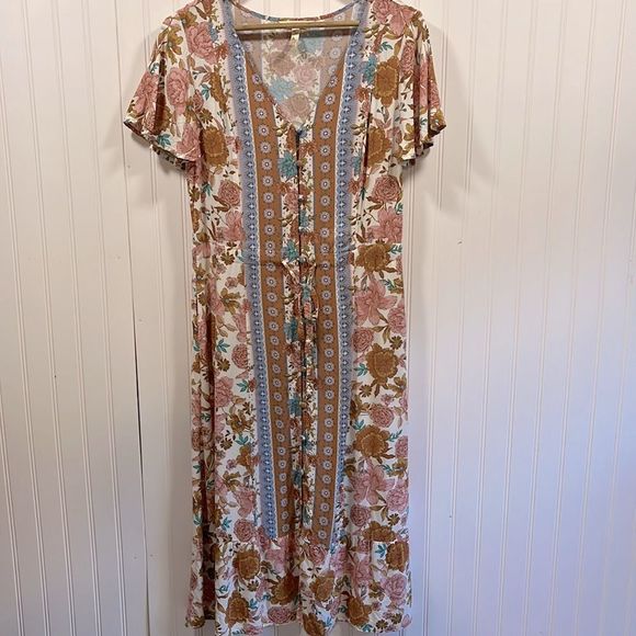 Matilda Jane Dresses & Skirts - Matilda Jane just for a moment boho short sleeve dress